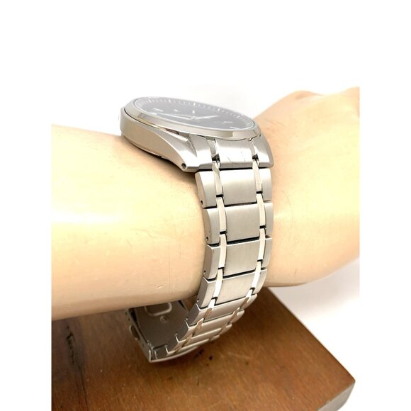 Citizen Men's Watch AW1240-57L Eco Drive Super Titanium Blue Dial Date 42mm - Picture 13 of 15